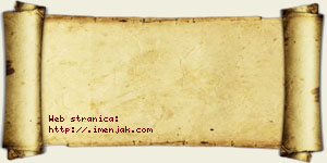 Kristina Baćina vizit kartica